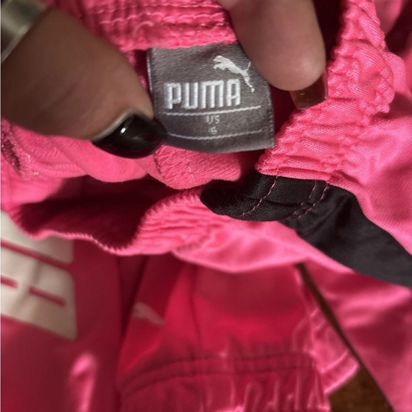 PUMA Kids pink and black track suit set - Picture 3 of 5
